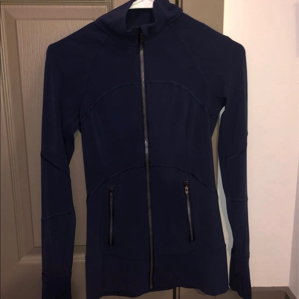 Lululemon navy zip up jacket